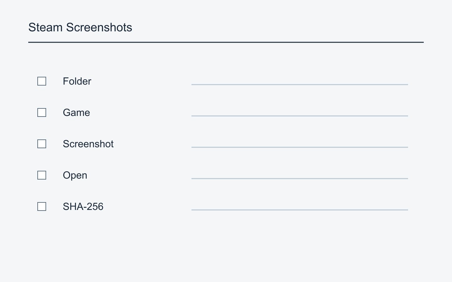 Blank editorial checklist for backup location and actual verification scope